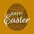 Happy Easter. Easter. Easter egg. Royalty Free Stock Photo