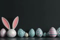 Happy easter easter spirit Eggs Easter festivity Basket. White Design space Bunny Colorful. Brunch background wallpaper