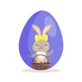 Happy Easter egg icon Royalty Free Stock Photo