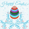Happy Easter. Egg. Vector Royalty Free Stock Photo