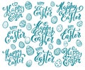 Happy Easter eggs Royalty Free Stock Photo