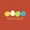 Happy easter elegant background - clear design