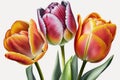 Happy Easter Easter flowers most popular in design: Tulips