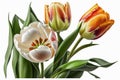 Happy Easter Easter flowers most popular in design: Tulips