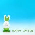 Happy Easter Fun Green Bunny Egg Royalty Free Stock Photo