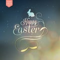 Happy Easter greeting card Royalty Free Stock Photo