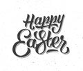 Happy Easter greeting card with hand lettering