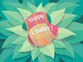 Happy Easter greeting card