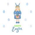 Happy Easter Greeting Card Royalty Free Stock Photo