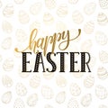 Happy Easter greeting card