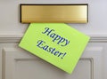 Happy Easter Greetings Card Royalty Free Stock Photo