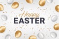 Happy Easter greeting card Royalty Free Stock Photo