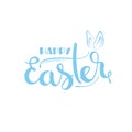 Happy Easter handwritten lettering
