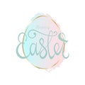 Happy Easter lettering