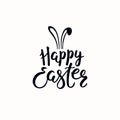 Happy Easter lettering quote