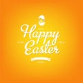 Happy Easter Orange Card