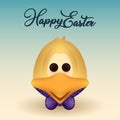 Happy easter poster Royalty Free Stock Photo
