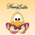 Happy easter poster Royalty Free Stock Photo