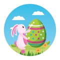 happy easter rabbit Royalty Free Stock Photo
