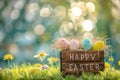 Happy easter religious reflection Eggs Easter basket stuffers Basket. White Observance Bunny sunrise service Christianity