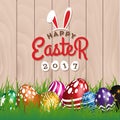 Happy Easter Season`s Greeting Card 2017