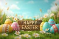 Happy easter Shadow Mapping Eggs Easter egg challenge Basket. White augmented reality Bunny Clear space easter favor boxes