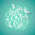 Happy Easter sign, symbol, logo