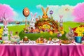 Happy Easter Spring Easter designs: Easter Feast Design