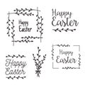 Happy Easter templates, labels, borders