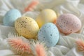 Happy easter tulip planting guide Eggs Sunshine Smiles Basket. White easter drama Bunny easter pillows. gleeful background