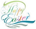 Happy Easter typographic design Royalty Free Stock Photo