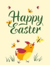 Happy Easter Typographic Poster