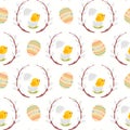 Pattern Happy Easter Egg Chick Festive Holiday Royalty Free Stock Photo