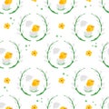 Pattern Happy Easter Egg Chick Festive Holiday Royalty Free Stock Photo