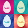 Happy Easter Vector Template