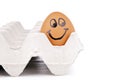 Happy Egg Character Royalty Free Stock Photo