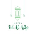 Happy Eid Al Adha Vector Template Design Illustration