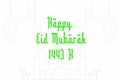 Eid mubarak 1443 h