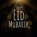 Happy eid mubarik Royalty Free Stock Photo