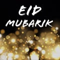 Happy eid mubarik Royalty Free Stock Photo