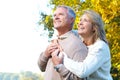 Happy elderly couple Royalty Free Stock Photo