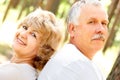 Happy elderly couple Royalty Free Stock Photo