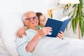 Bedtime Farytale Reading Royalty Free Stock Photo