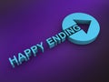 happy ending on purple