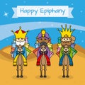 Happy Epiphany card