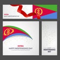 Happy Eritrea independence day Banner and Background Set