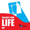 Happy Evaluate Your Life Day