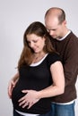 Happy Expectant Couple Royalty Free Stock Photo