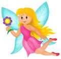 Happy fairy theme image 1 Royalty Free Stock Photo
