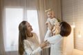 Happy family with the baby Royalty Free Stock Photo